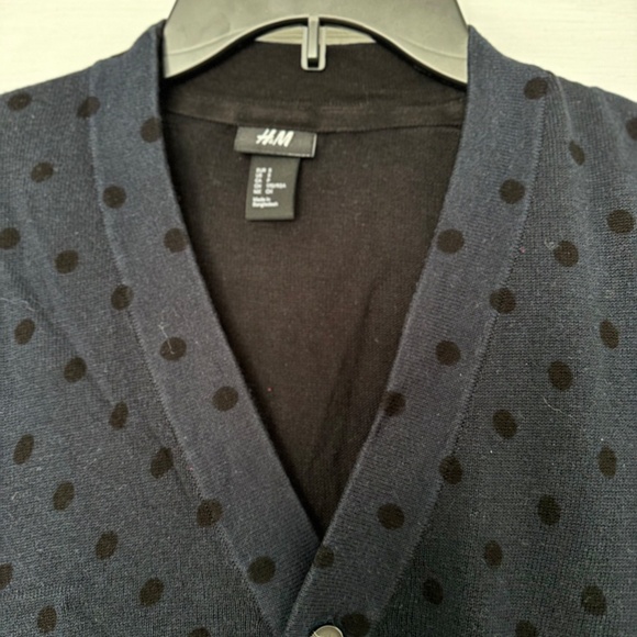 Men’s H&M Cardigan Sweater - Color Blue  - Size S - Picture 2 of 3